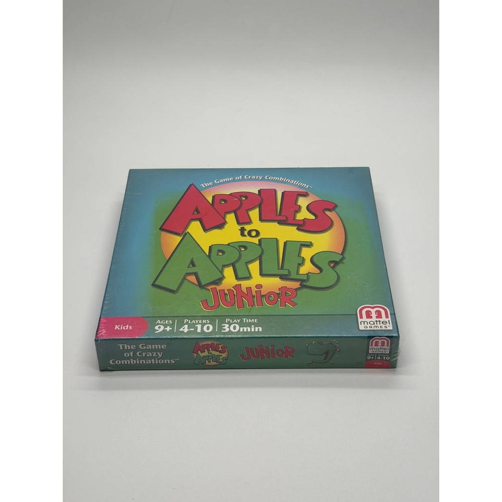 Mattel Apples to Apples Junior‎ Card Game 2013 Factory Sealed N1387 Kids Ages 9+